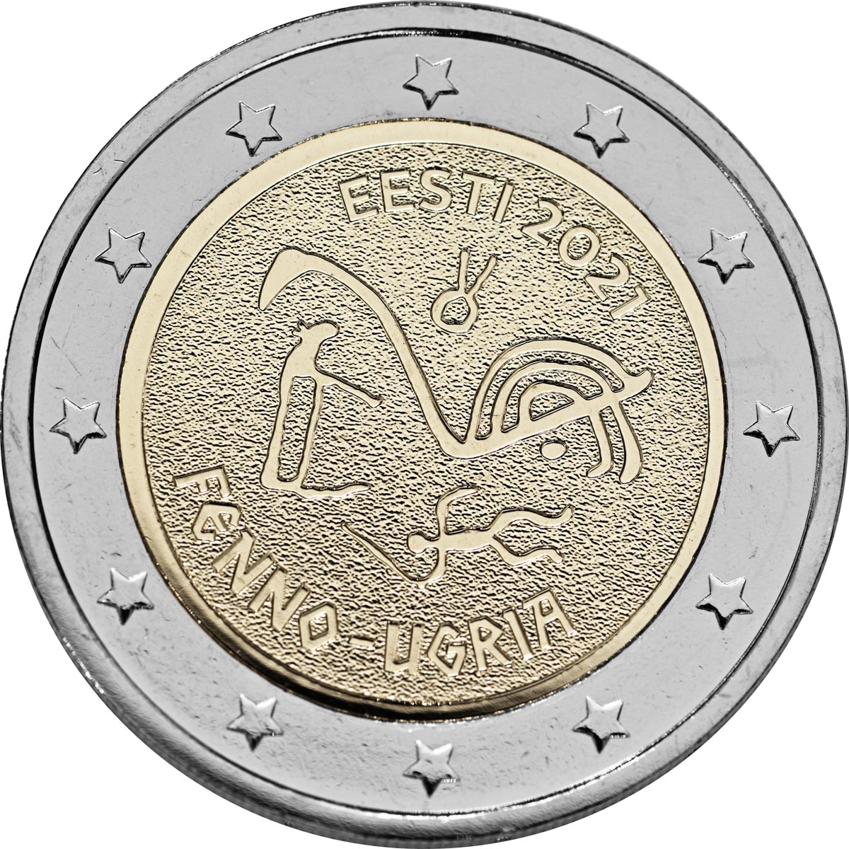 Image of 2 euro coin - The Finno-Ugric Peoples | Estonia 2021