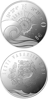 8 euro coin Hanseatic Pärnu | Estonia 2021