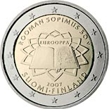 2 euro coin 50th anniversary of the Treaty of Rome | Eurozone 2007