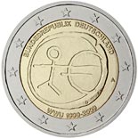 2 euro coin 10th Anniversary of the Introduction of the Euro | Eurozone 2009