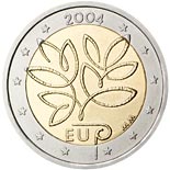 2 euro coin Fifth Enlargement of the European Union in 2004 | Finland 2004