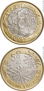 5 euro coin Flora | Finland 2012