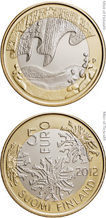 5 euro coin Winter | Finland 2012