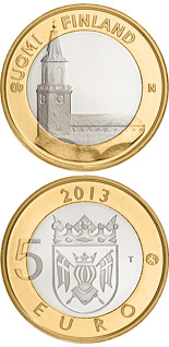 5 euro coin Finland Proper: Turku Cathedral | Finland 2013
