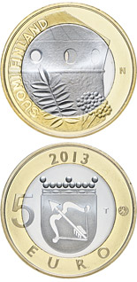 5 euro coin Savonia: St. Olaf's Castle | Finland 2013