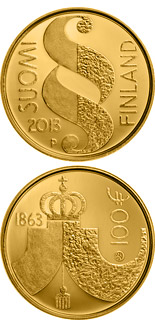 100 euro coin The Diet of 1863 | Finland 2013