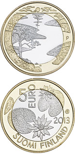 5 euro coin Northern Nature - Summer | Finland 2013