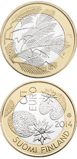 5 euro coin Northern Nature – Wilderness | Finland 2014