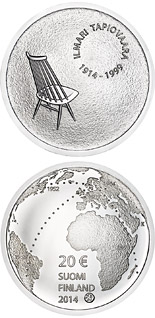20 euro coin Ilmari Tapiovaara and the Art of Interior Design | Finland 2014