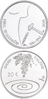 20 euro coin 400th Anniversary of the Birth of Emil Wikström | Finland 2014