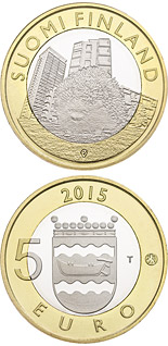 5 euro coin Animals of the Provinces – Uusimaa | Finland 2015