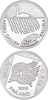 10 euro coin 150th Anniversary of the Birth of Akseli Gallen-Kallela | Finland 2015
