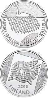 20 euro coin 150th Anniversary of the Birth of Akseli Gallen-Kallela | Finland 2015