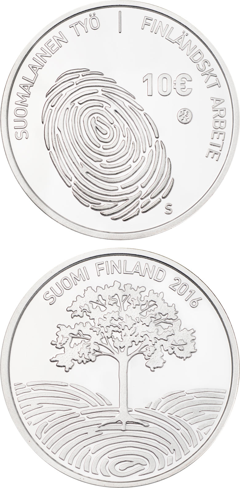 Image of 10 euro coin - Finnish work | Finland 2016