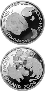10 euro coin Tove Jansson and children's culture  | Finland 2004