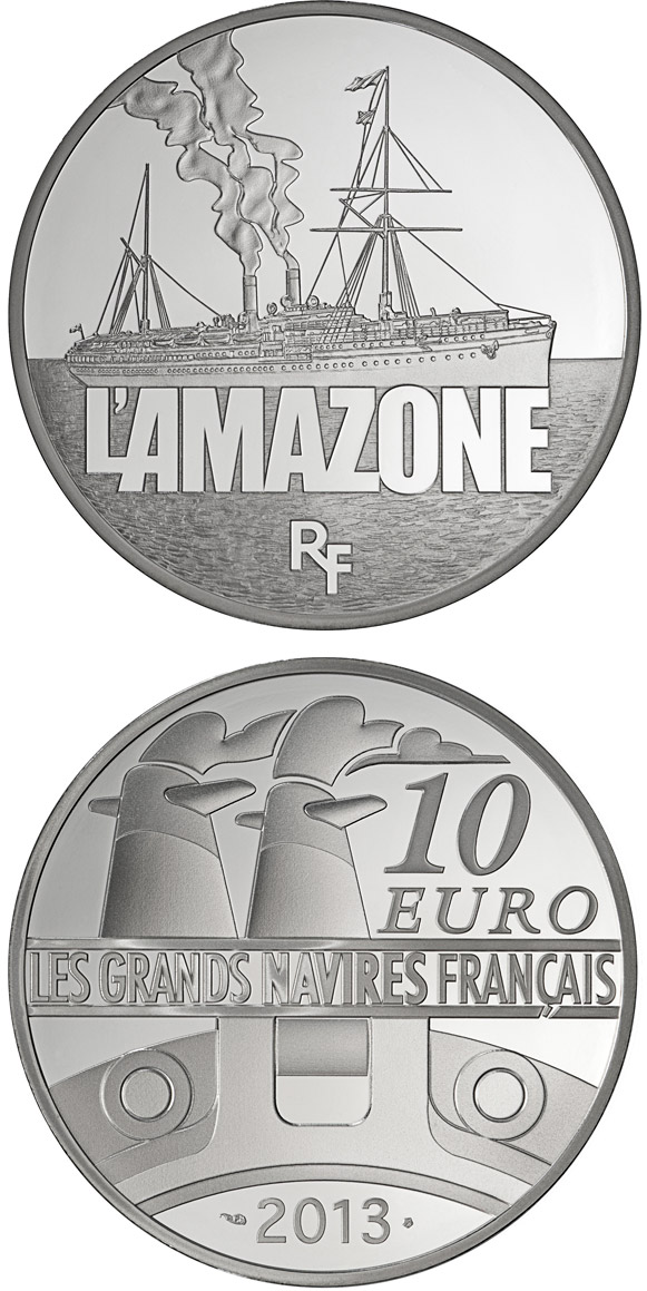 Image of 10 euro coin - The Amazone | France 2013