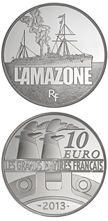 10 euro coin The Amazone | France 2013