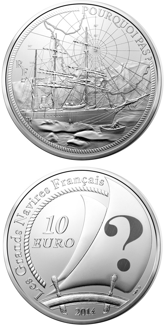 Image of 10 euro coin - Pourquoi pas? | France 2014
