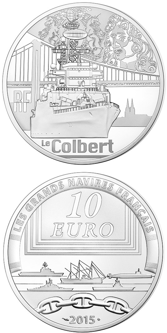 Image of 10 euro coin - Colbert | France 2015