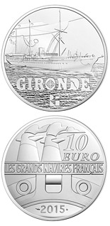 10 euro coin The Gironde | France 2015