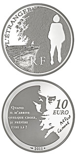 10 euro coin L’Etranger | France 2011