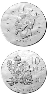 10 euro coin Napoleon III | France 2014