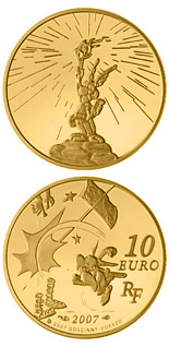 10 euro coin Asterix | France 2007