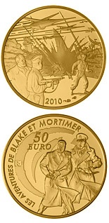 50 euro coin Blake and Mortimer | France 2010