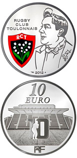 10 euro coin Toulon Rugby Club | France 2012