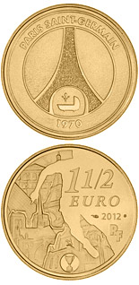 1.5 euro coin Paris-Saint-Germain | France 2012