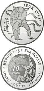 10 euro coin Judo | France 2012