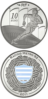 10 euro coin Racing Métro 92 | France 2011