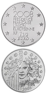 1.5 euro coin French Presidency of the Council of the European Union | France 2008
