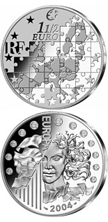 1.5  coin Enlargement of the European Union  | France 2004