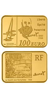 100 euro coin Claude Monet  | France 2009