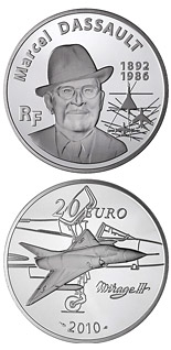 20 euro coin Marcel Dassault | France 2010