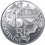 10 euro coin Aquitaine | France 2011