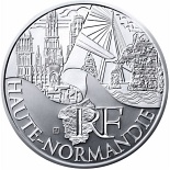 10 euro coin Upper Normandy | France 2011