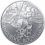 10 euro coin Languedoc Roussillon | France 2011