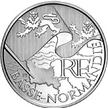 10 euro coin Lower Normandy | France 2010