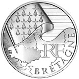 10 euro coin Brittany | France 2010