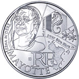 10 euro coin Mayotte (Zéna M'déré) | France 2012