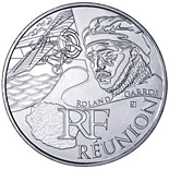 10 euro coin Reunion (Roland Garros) | France 2012