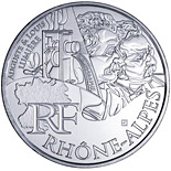 10 euro coin Rhone Alps (Auguste and Louis Lumière) | France 2012