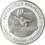 10 euro coin Snowboard | France 2013