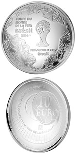 10 euro coin FIFA 2014 : World Cup in Brazil | France 2014
