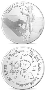 10 euro coin The Little Prince Stars are guides  | France 2015