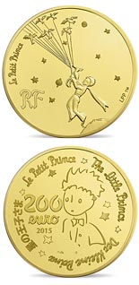 200 euro coin The Little Prince  | France 2015