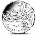 10 euro coin Equality Potion Distribution | France 2015