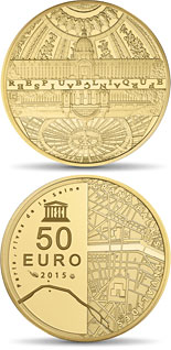 50 euro coin The Seine Banks: Invalides - Grand Palais  | France 2015